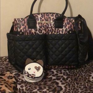 Betsey Johnson diper bag